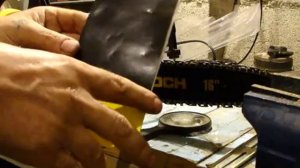 Ручной станок для заточки цепей от "Дружб".