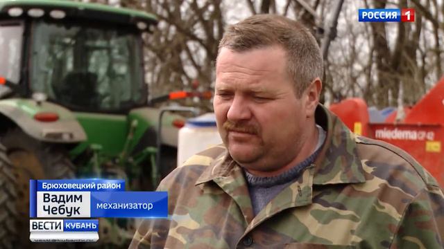 60 тысяч гектаров кубанских полей засеют картофелем (Брюховецкий район) смотреть онлайн