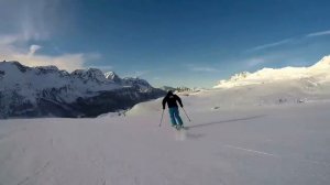 SKI CARVING CARVING SKIING - HEAD SKI - PASSO SAN PELLEGRINO - DOLOMITI SUPERSKI