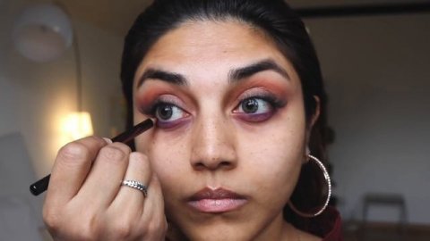 Dark Maroon/Burgundy Makeup Tutorial | Fall Makeup tutorial