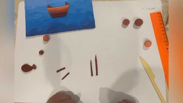 Кораблик панно. Контурная пластилинография. Урок 11 смотреть онлайн