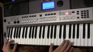 Светка Соколова на синтезаторе Yamaha PSR E443 в медленном темпе (разбор)