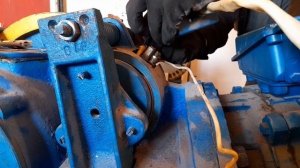 Ремонт тормозов на могилёвской лебёдке.