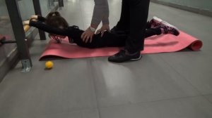 ОФП|Укрепление мышц спины|Офп, гимнастика, растяжка #фигуристы дети#Figure skater