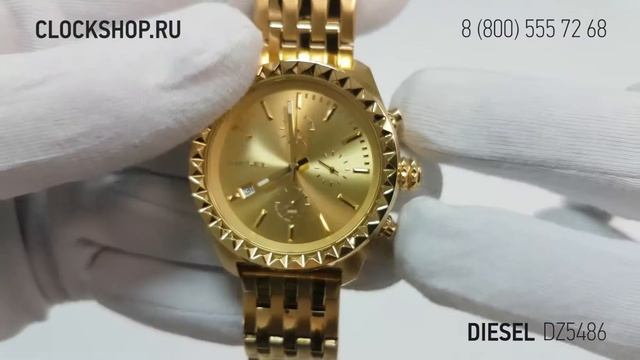 Как работает хронограф на примере часов DIESEL DZ5486