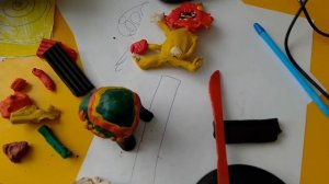 лепим львёнка и черепаху из мультфильма как черепаха и львёнок песню Пели на канале Фёдор гу часть2