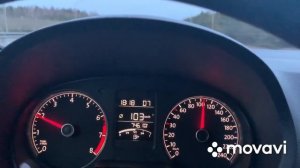 1100 км на баке  Фольцваген polo 1,4. Расход Polo трасса