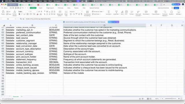 Gen AI Based Data Lineage and Code Development
