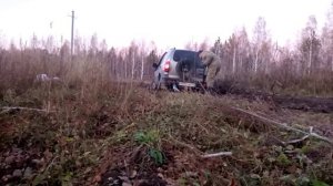 Ручная лебедка спасает Ниву