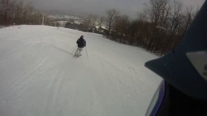 02/06/18 The Big Man with SkiHaus Ryan tipping Elan Element 78.