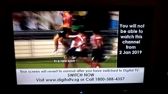 Singapore Analogue TV Final Sign-Off and Shutdown 2 Jan 2019 смотреть онлайн