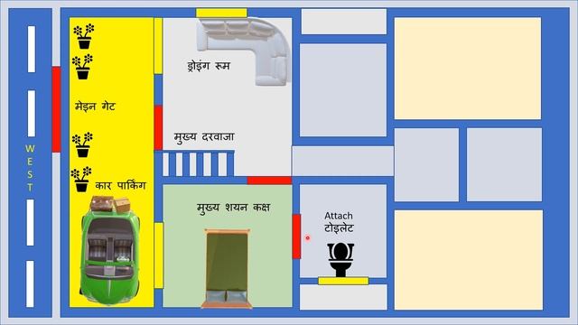 West Facing House Vastu l West Face House Plan per vastu l west facing house plans #westfacinghouse смотреть онлайн