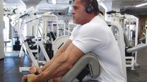 BICEPS TRAINING 12/29/13 OLD SCHOOL ICARIAN BICEPS CURL MACHINE