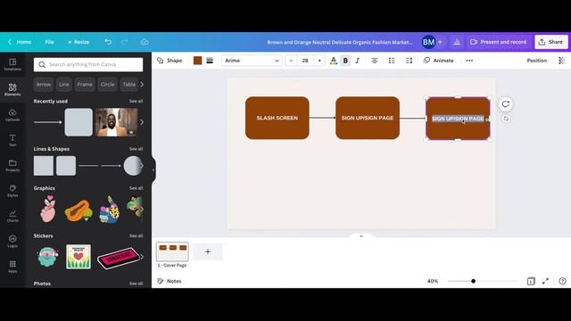 How to Draw a Product Wireframe using CANVA