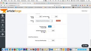 Article Forge Tutorial - Online SEO Article Builder Tips