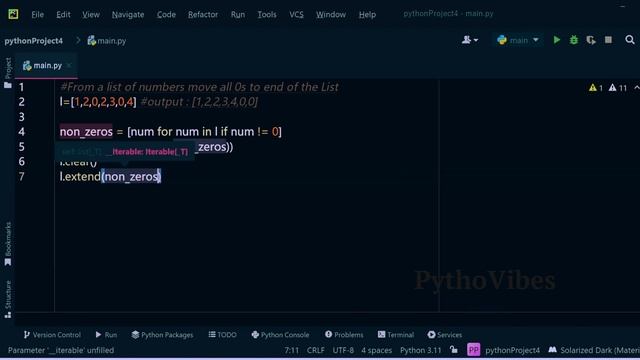 Move Zeroes | #leetcode | #python #programming #coding #interview #question
