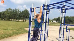 СКЛЕПКА НА ТУРНИКЕ С 90 КГ ВЕСА. ЧИСТАЯ ТЕХНИКА.