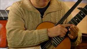 Семиструнная гитара. Урок 5 Гамма D-Dur  в аппликатуре А.О.Сихры