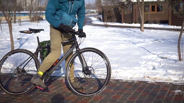 Тест зимних вело покрышек - или - можно ли ездить зимой на летней резине? смотреть онлайн