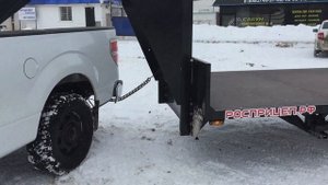 ПОЛУПРИЦЕП "БАТРАК" АМЕРИКАНСКОГО ТИПА (GOOSENECK)С ТЯГАЧОМ НА БАЗЕ АВТОМОБИЛЯ ФОРД F-150