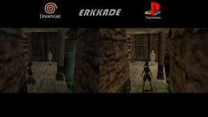 Comparison - Tomb Raider: The Last Revelation DC vs PS1