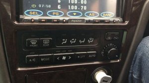 Проверка климат контроля без дисплея на Toyota Mark 2 GX100