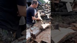 Дровокол от трактора своими руками.