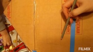 Кукольный домик из картонной коробки своими руками.