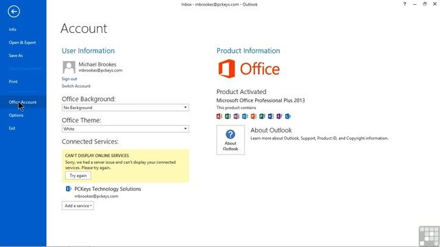 8. Изменение внешнего вида Аутлука смотреть онлайн