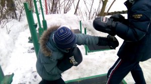 Бокс. Тренировка на открытом воздухе 19.02.17