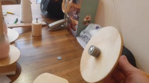 Держатель для пряжи вращающийся (спиннер) своими руками.