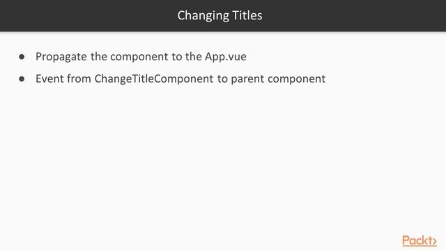 Web development with Vue.js 2 : Vuex – Managing State in Your Application | packtpub.com