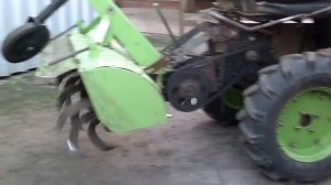 Минитрактор Кентавр и фреза (свой вариант)