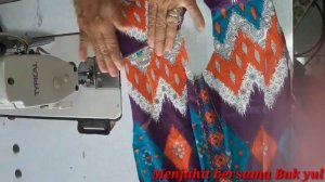 MEMBUAT BAJU DRES ANAK DARI KAIN BATIK