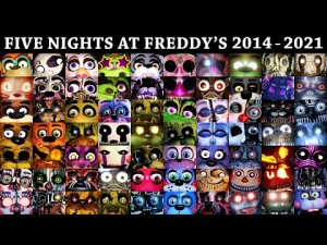 All FNAF Jumpscares in 10 Minutes (2014-2021) _ FNAF 1, 2, 3, 4, SL, 6, UCN, VR HW, CoD, AR SB