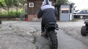 Мотоцикл СКАУТ-5 (полный привод), как "включить" обычный привод.