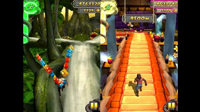 Temple Run 2 Lost Jungle VS Pirate Cove Android iPad iOS Gameplay смотреть онлайн