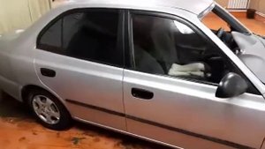 Установка лобового стекла Hyundai Accent