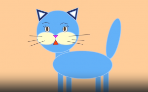 Рисуем Кошечку из геометрических фигур