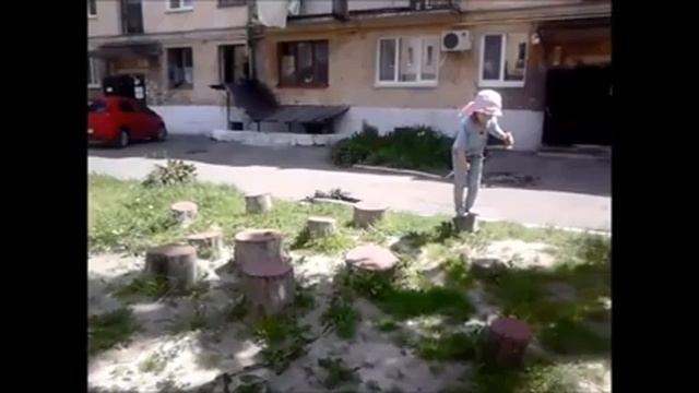 Идея для детской площадки. Игра на площадке