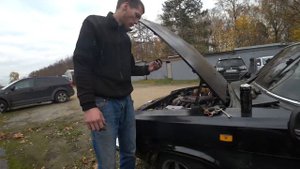 Запуск мотора от M104 3.2 литра Mercedes установленного в Волгу
