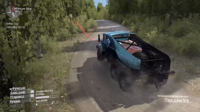 MudRunner Карта Берёзовый лес смотреть онлайн