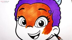 Coloring Bubble Guppies - Zooli Coloring Book & Pages