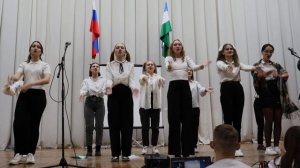 Танец ко Дню Учителя. Кумертауский педагогический колледж, гр. 4А Преподавание в начальных классах