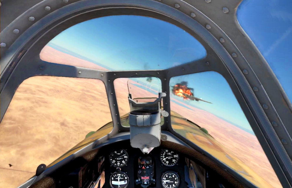 Бой на шведском истребителе J20 в VR шлеме в War Thunder.