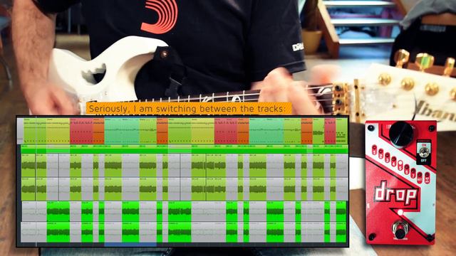 Digitech The Drop - Comparison: 7 String vs. 6 String + Drop смотреть онлайн