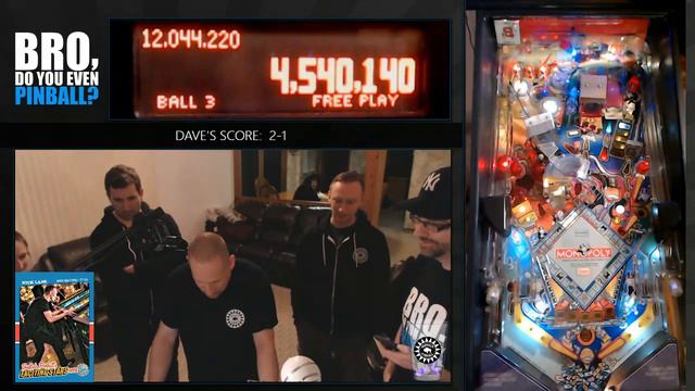 Monopoly pinball (Stern, 2001) 3/2/17 "Bro, do you even pinball?" смотреть онлайн