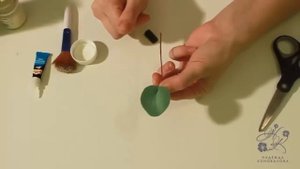 Фиалки из фоамирана - мастер-класс