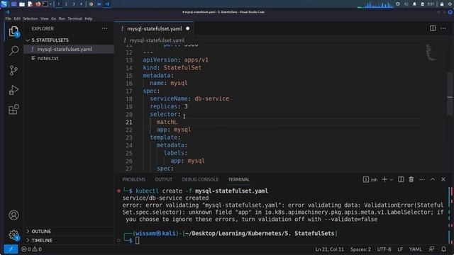 Kubernetes | Working with StatefulSets смотреть онлайн