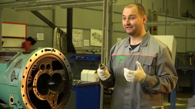 Техническое обслуживание компактного винтового компрессора Bitzer CSH 8571-140 смотреть онлайн